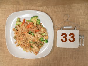 Order 33. Thai Fried Rice food online from Golden Thai Kitchen store, Phoenix on bringmethat.com