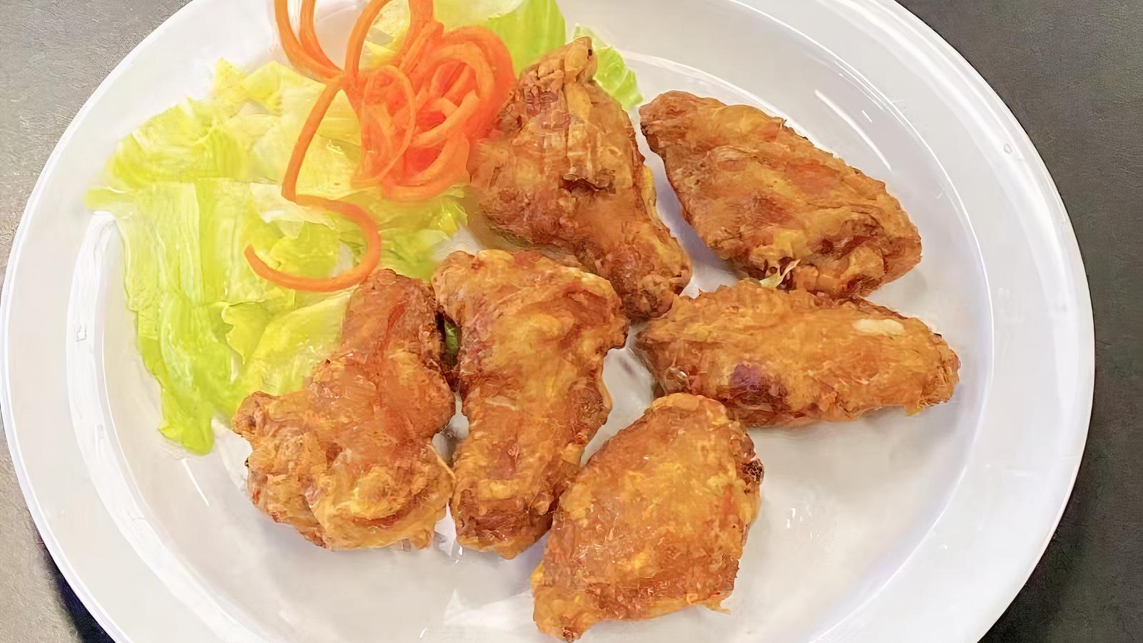Order 6 pcs Chicken Wings food online from Midori Sushi & Hibachi store, Davidson on bringmethat.com