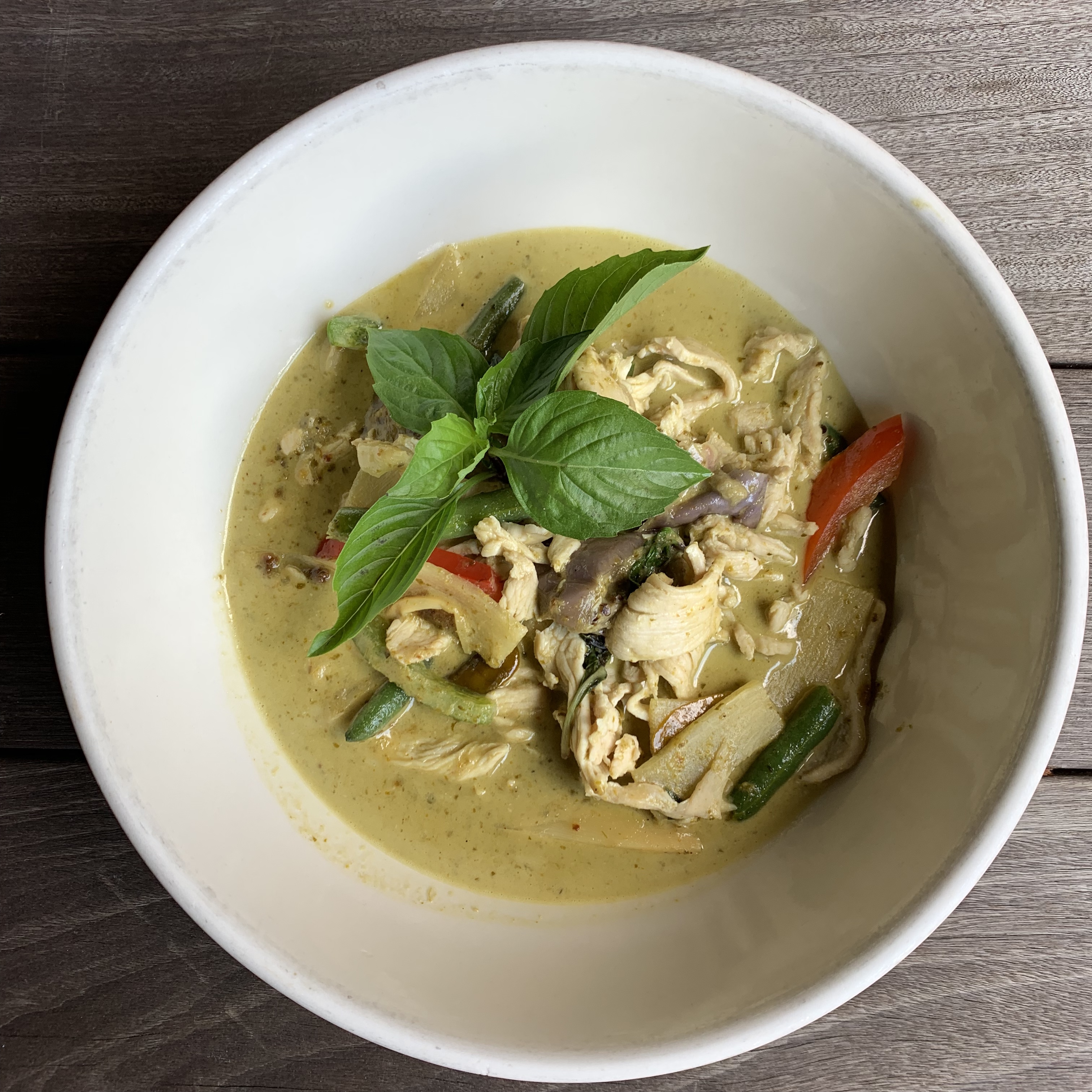 Order Green Curry Entree food online from Sage store, Brooklyn on bringmethat.com