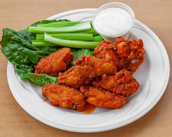 Order Wings (6 pcs) food online from Top Notch Diner store, Fort Wayne on bringmethat.com