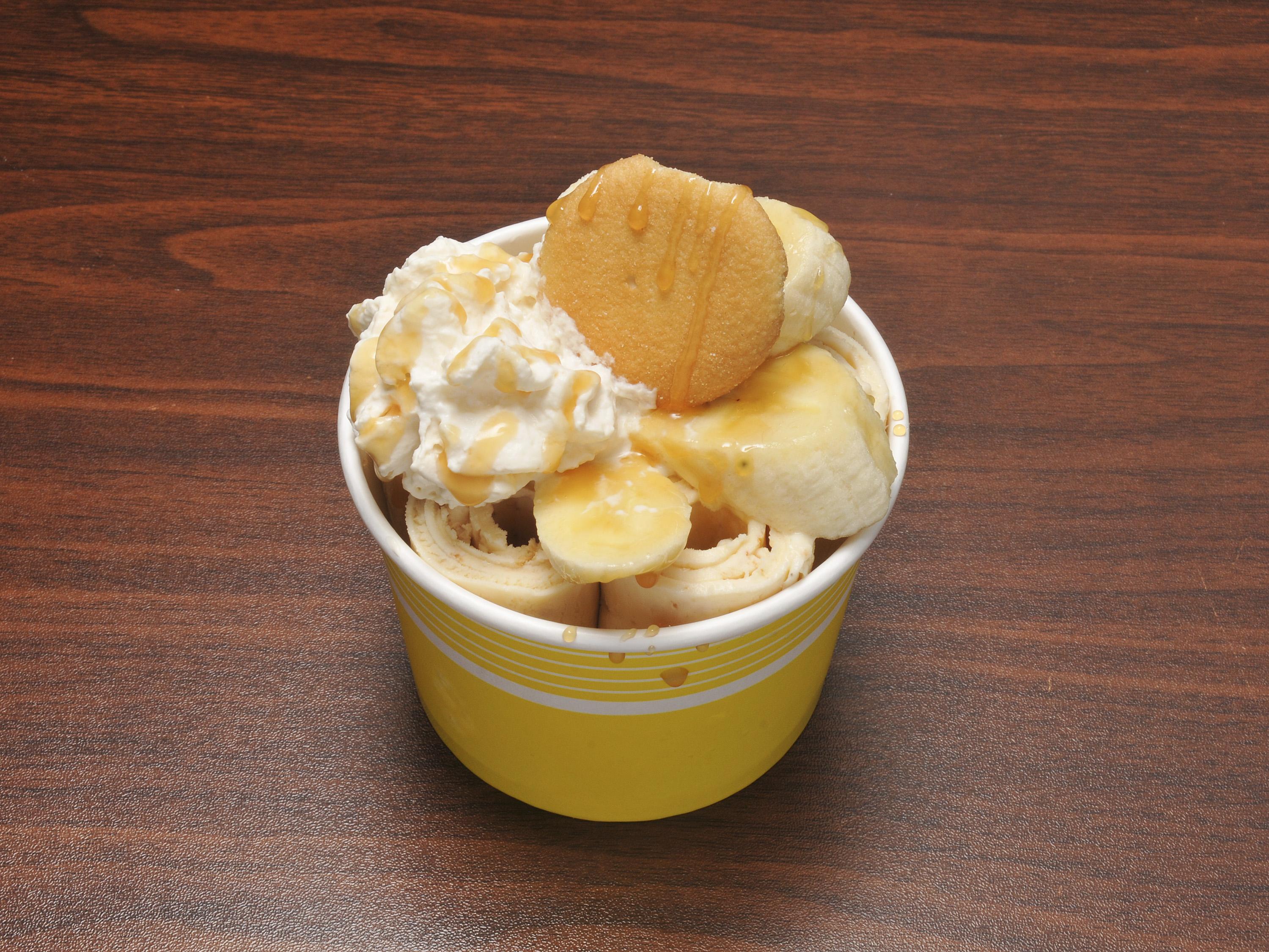 Order Banana Pudding Ice Cream Roll food online from Scrollicious store, Pinehurst on bringmethat.com