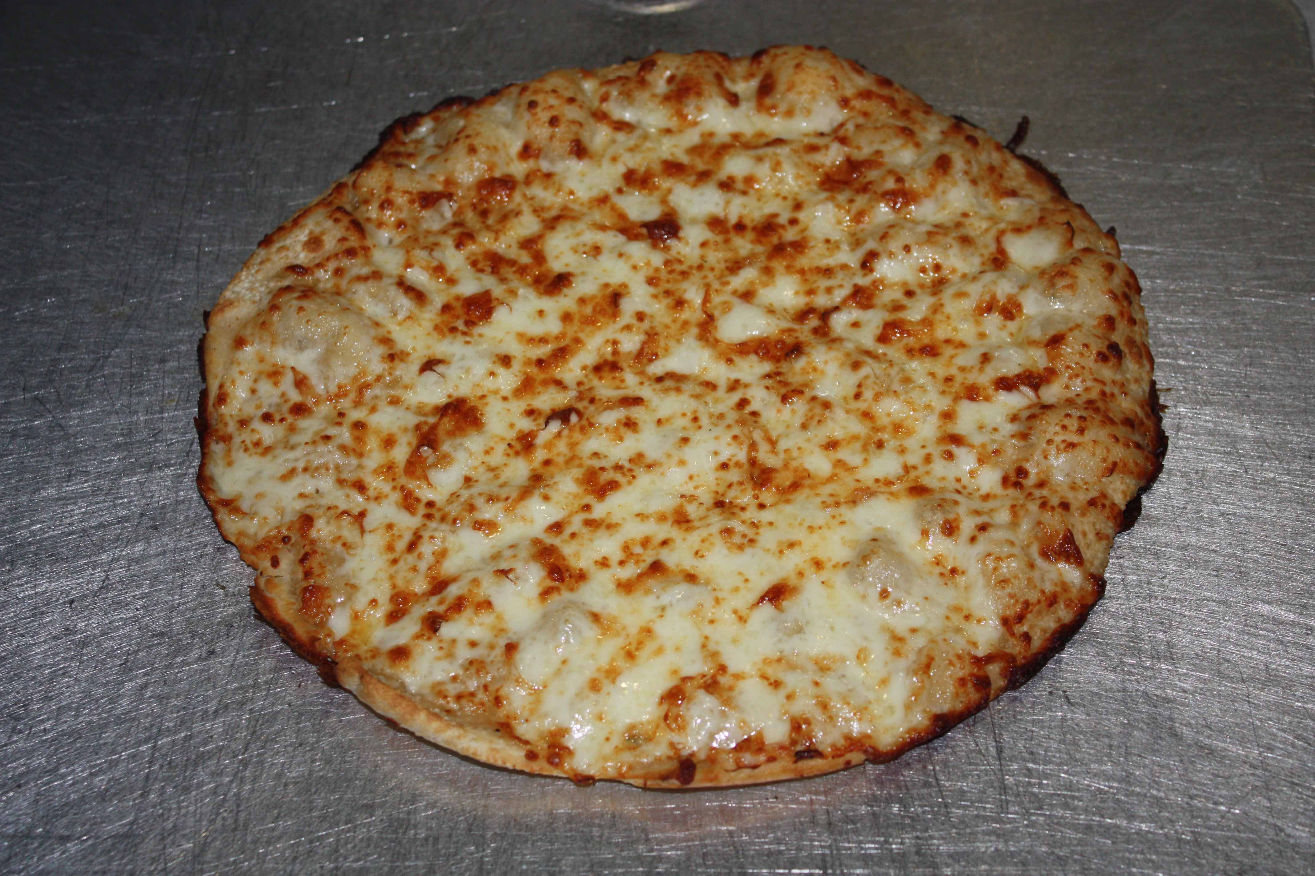 Order White Cheese Pizza food online from Dave Pizza Buffet store, New Baltimore on bringmethat.com