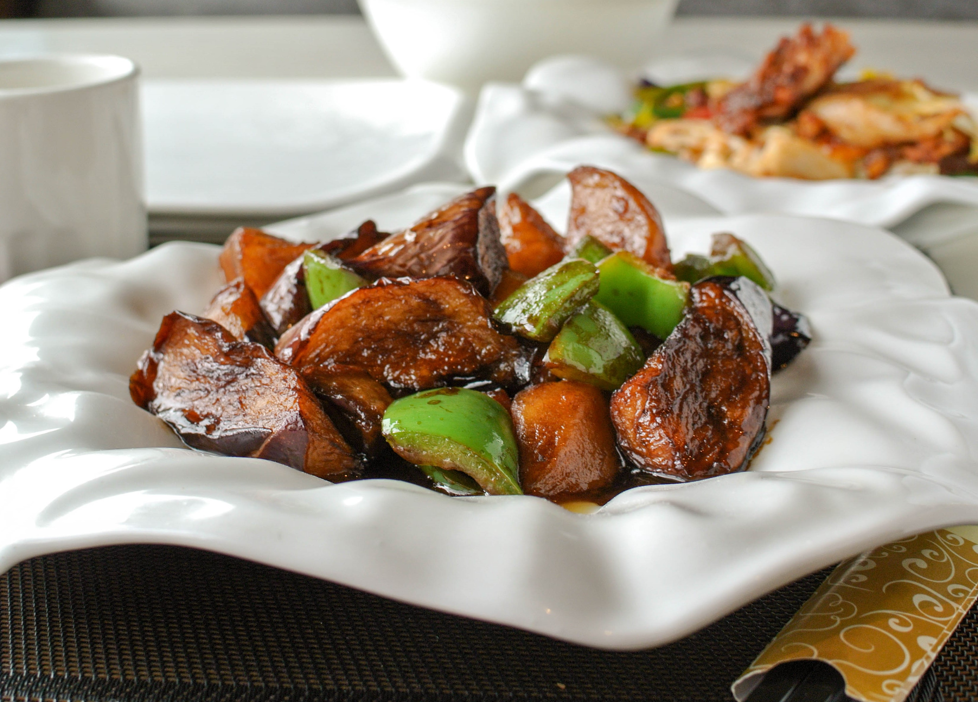 Order Eggplant, Potato & Bell Pepper 地三鮮 food online from Fey Restaurant store, Menlo Park on bringmethat.com