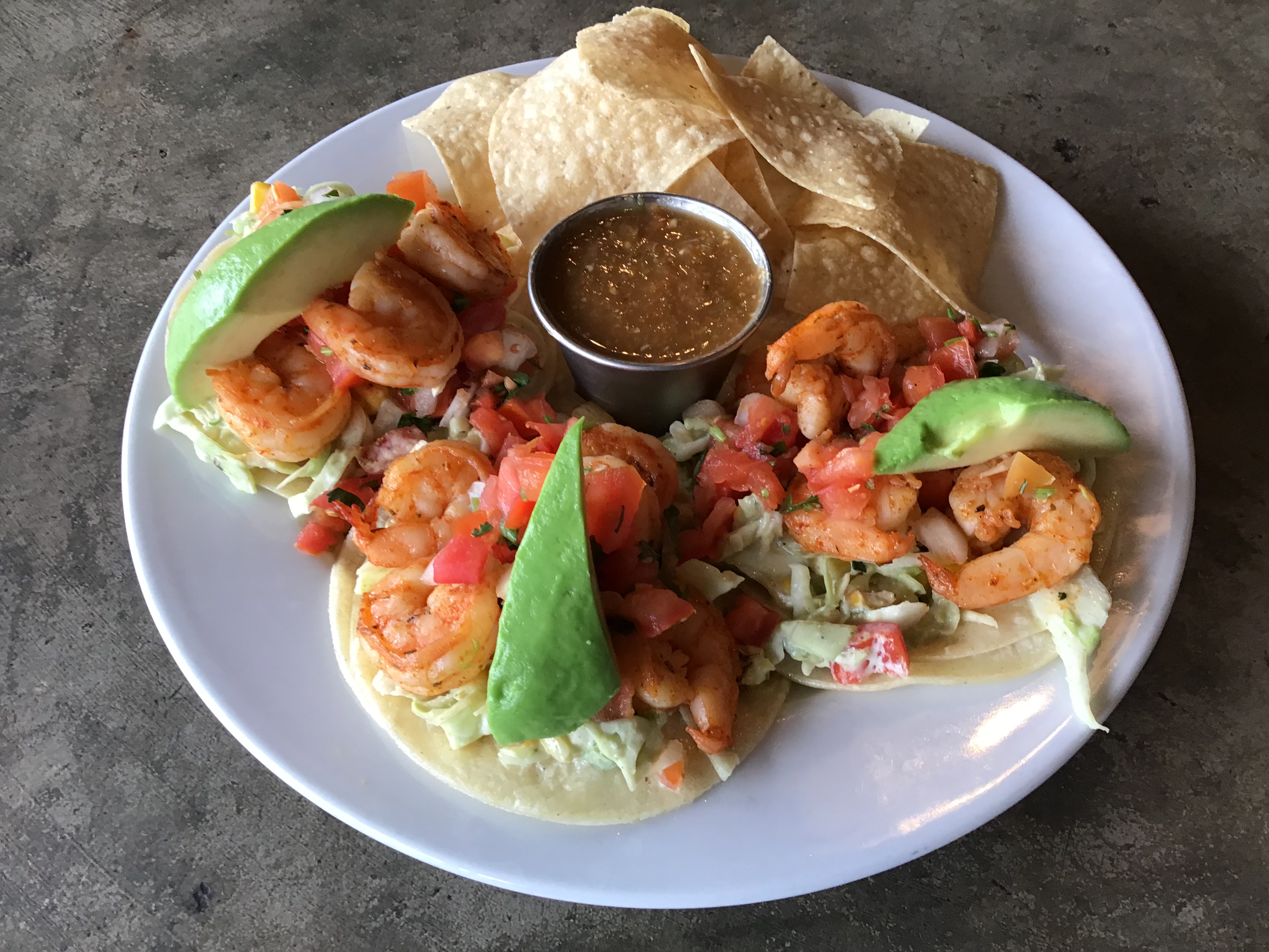 Order Blackened Shrimp Tacos food online from Rincon Brewery store, Ventura on bringmethat.com