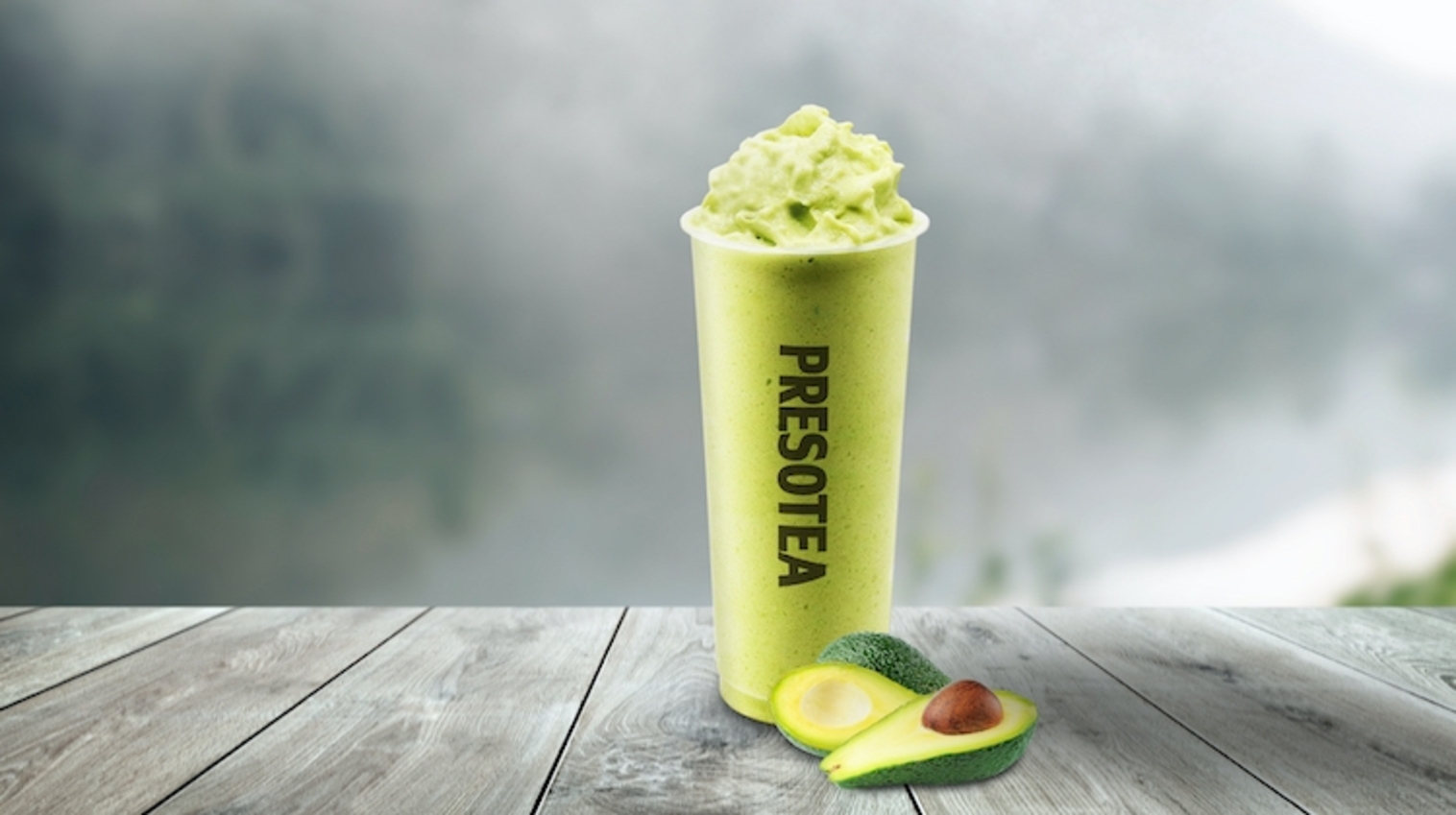 Order Avocado Smoothie food online from Presotea-Santa Ana store, Santa Ana on bringmethat.com