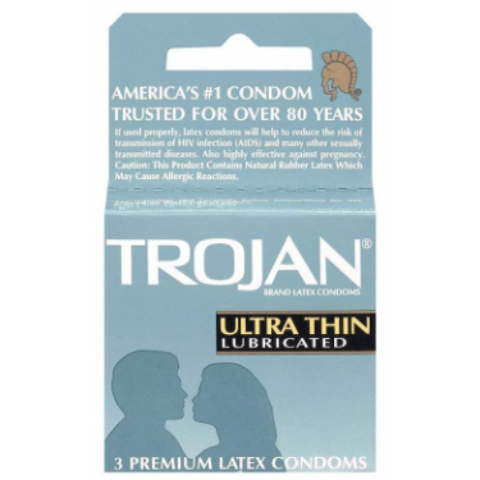 Order Trojan Ultra Thin Condom 3 Pack food online from 7-Eleven store, San Juan Capistrano on bringmethat.com