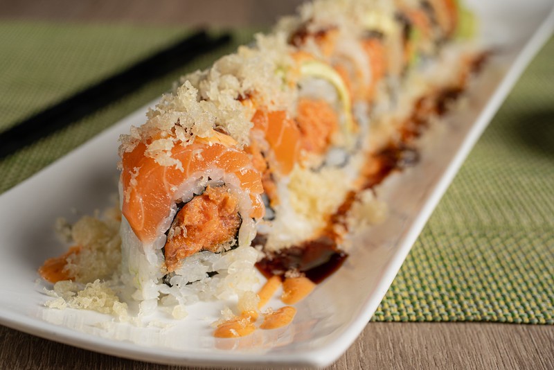 Order 10. Lafayette Roll food online from Sushi Aji store, Lafayette on bringmethat.com