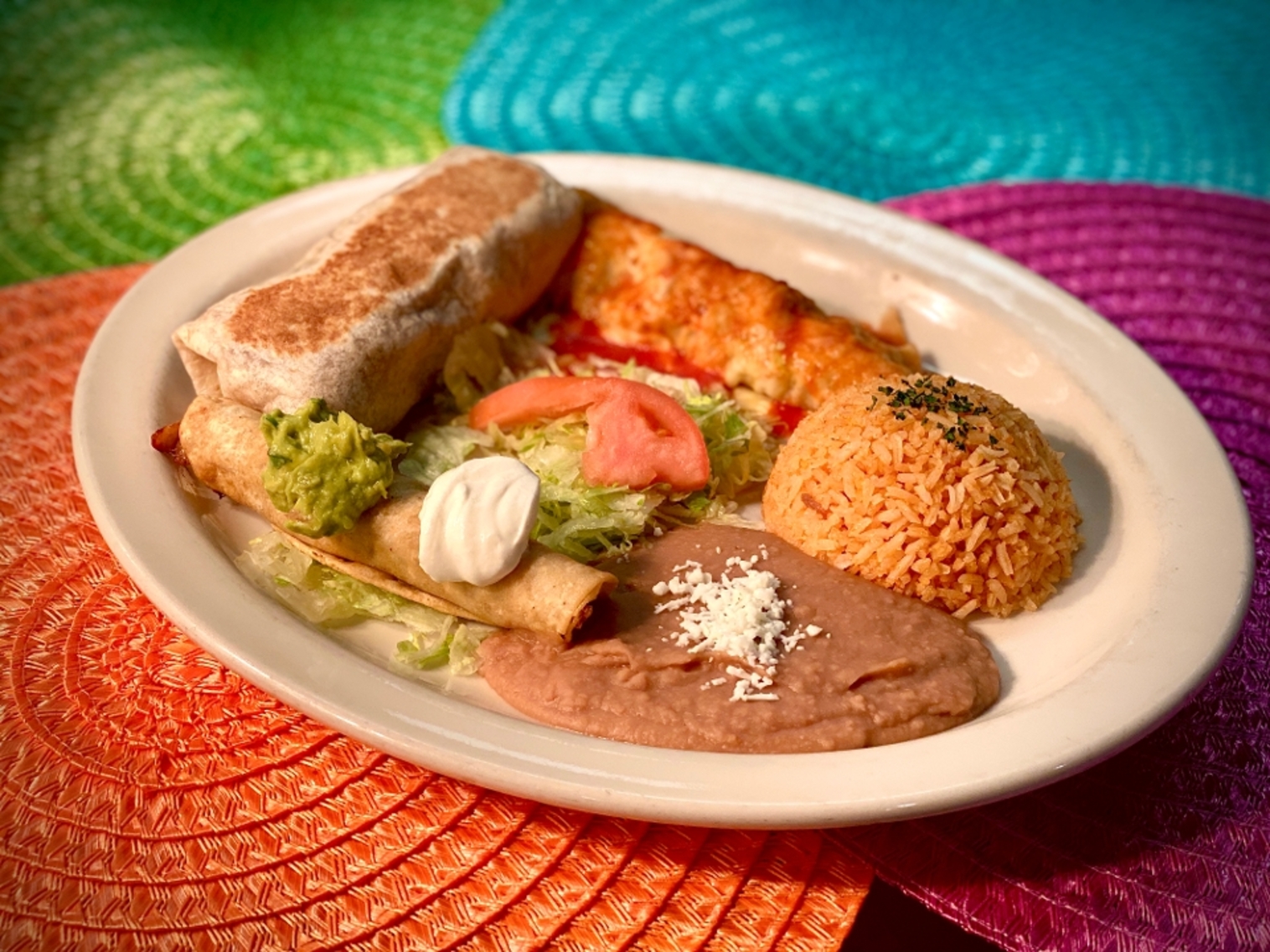 Order Mambo Combo food online from Fiesta mexicana store, Chicago on bringmethat.com
