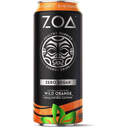 Order ZOA Energy Zero Sugar Wild Orange (16 OZ) 137655 food online from Bevmo! store, Lafayette on bringmethat.com