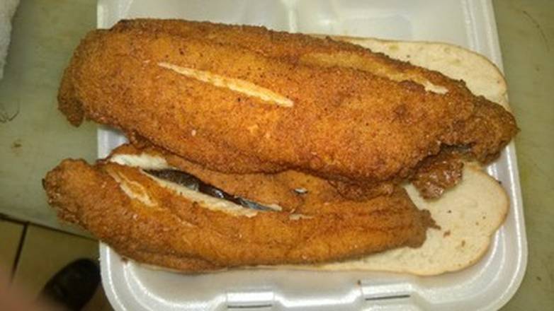 Order Fish Sandwich food online from Lee's Kitchen store, Raleigh on bringmethat.com