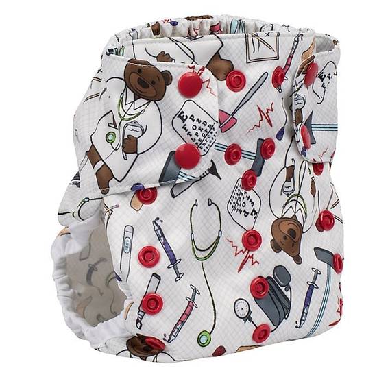 Order smart bottoms® Too Smart Doc Diaper Cover in White food online from buybuy BABY store, Fresno on bringmethat.com