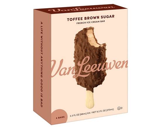 Order Toffee Brown Sugar Bars food online from Van Leeuwen Ice Cream store, Dallas on bringmethat.com