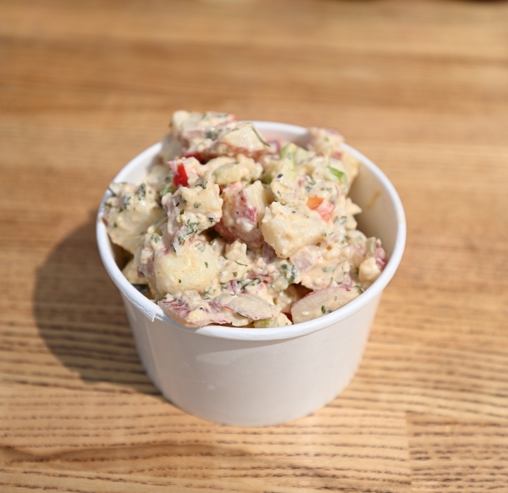 Order SM Potato Salad (V) food online from Blu's Barbeque & Bbq Catering store, Dallas on bringmethat.com