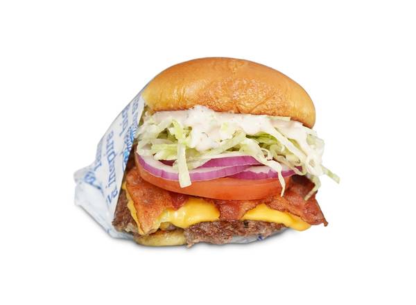Order VIP Bacon Cheeseburger food online from Hollywood Café store, Los Angeles on bringmethat.com