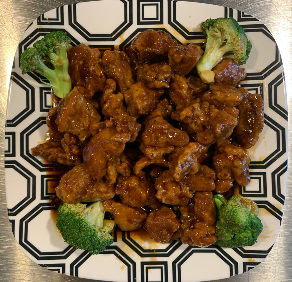 Order 102. General Tso's Chicken food online from Super China Buffet store, Indianapolis on bringmethat.com