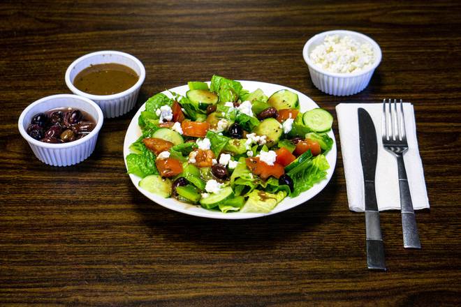 Order Greek Salad food online from Judys Cafe store, San Diego on bringmethat.com