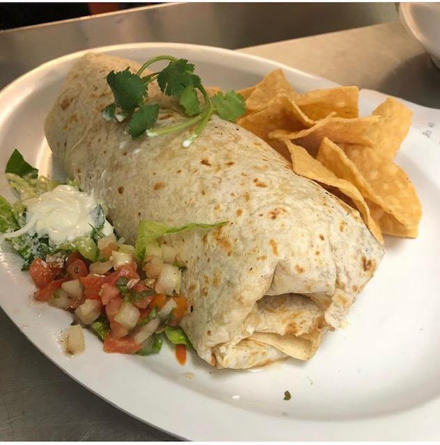 Order Steak Burrito food online from The Galley Fish Tacos store, Victorville on bringmethat.com