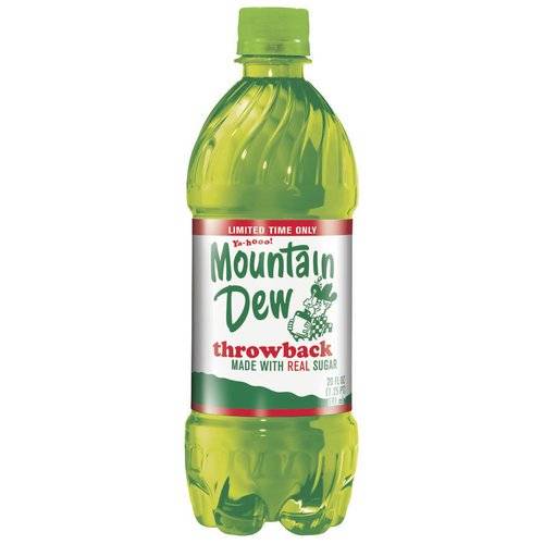Order Mountain Dew Throwback Soda food online from Deerings Market store, Traverse City on bringmethat.com