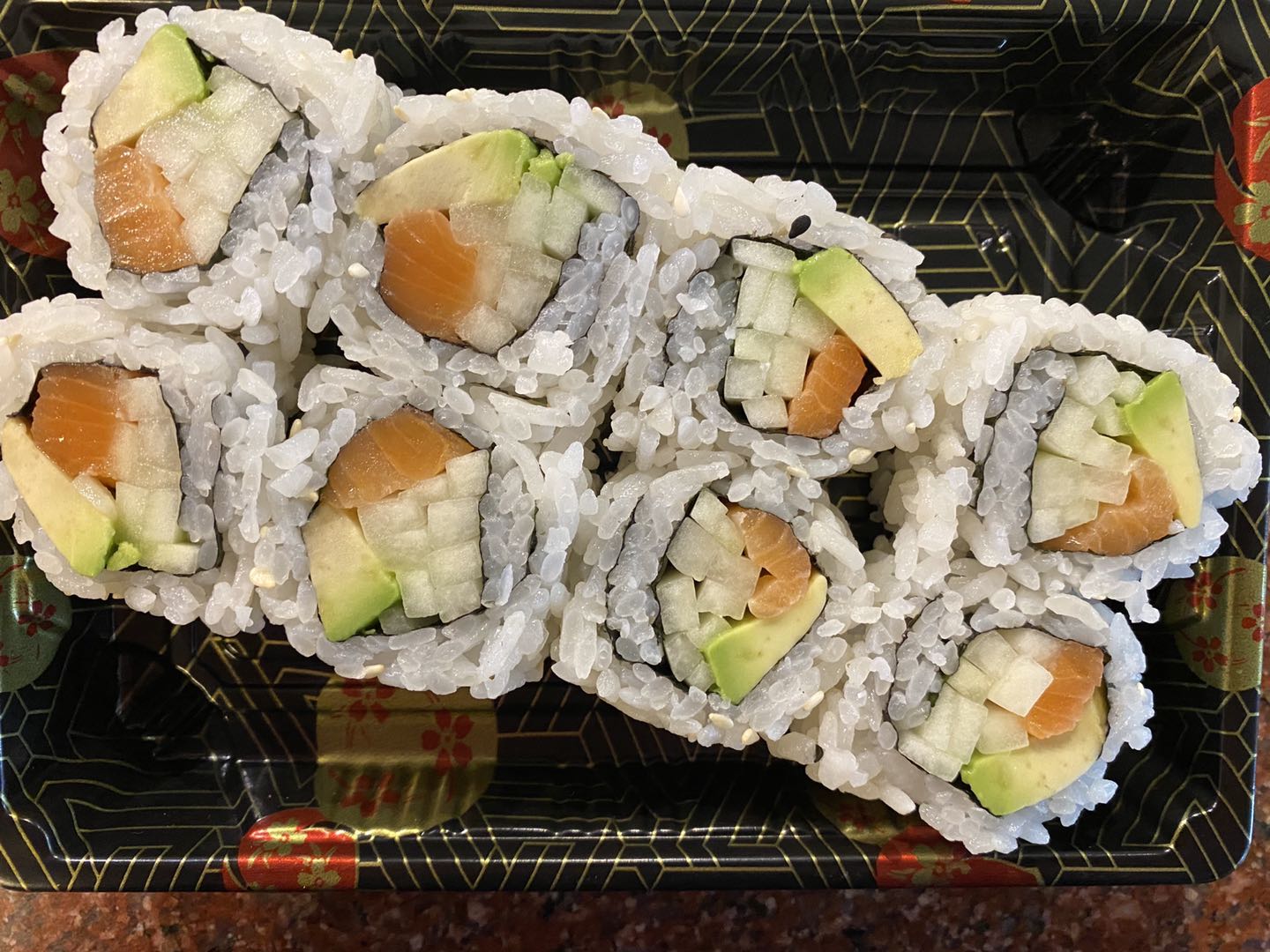 Order 3. Salmon Roll   food online from Jins Buffet store, Lincolnton on bringmethat.com