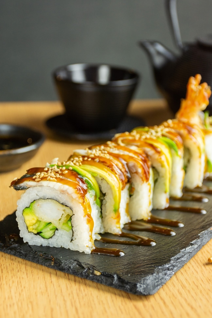 Order Caterpillar food online from Sushi House store, Downers Grove on bringmethat.com