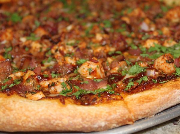 Order BBQ Bacon and Chicken Pizza food online from North End Pizza store, Los Angeles on bringmethat.com