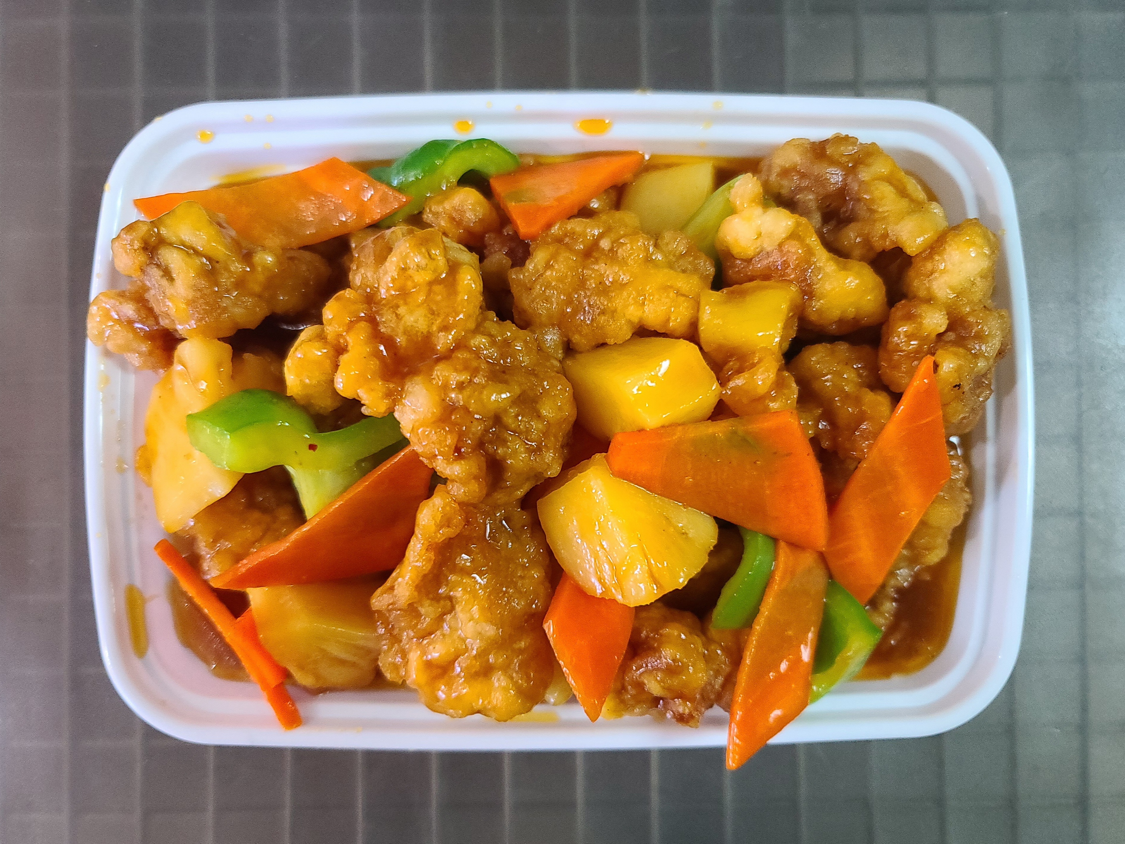 Order S.Pineapple Chicken food online from China King store, Florissant on bringmethat.com