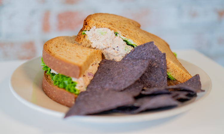 Order Classic Tuna Salad Sandwich food online from A Moveable Feast Cafe And Health Food Store store, Houston on bringmethat.com