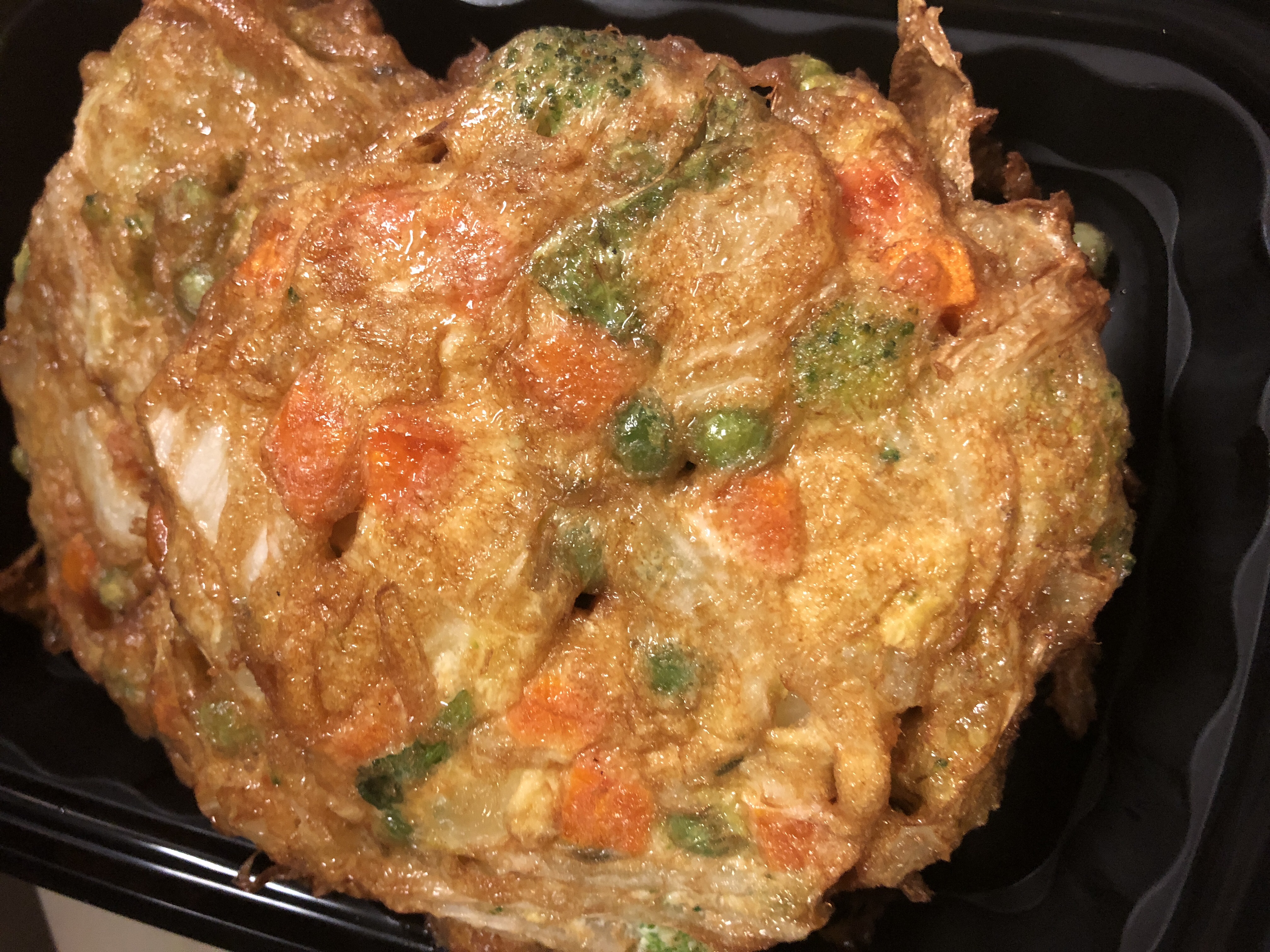 Order 31. Vegetable Egg Foo Young food online from CHINA JOY 81 store, Jacksonville on bringmethat.com