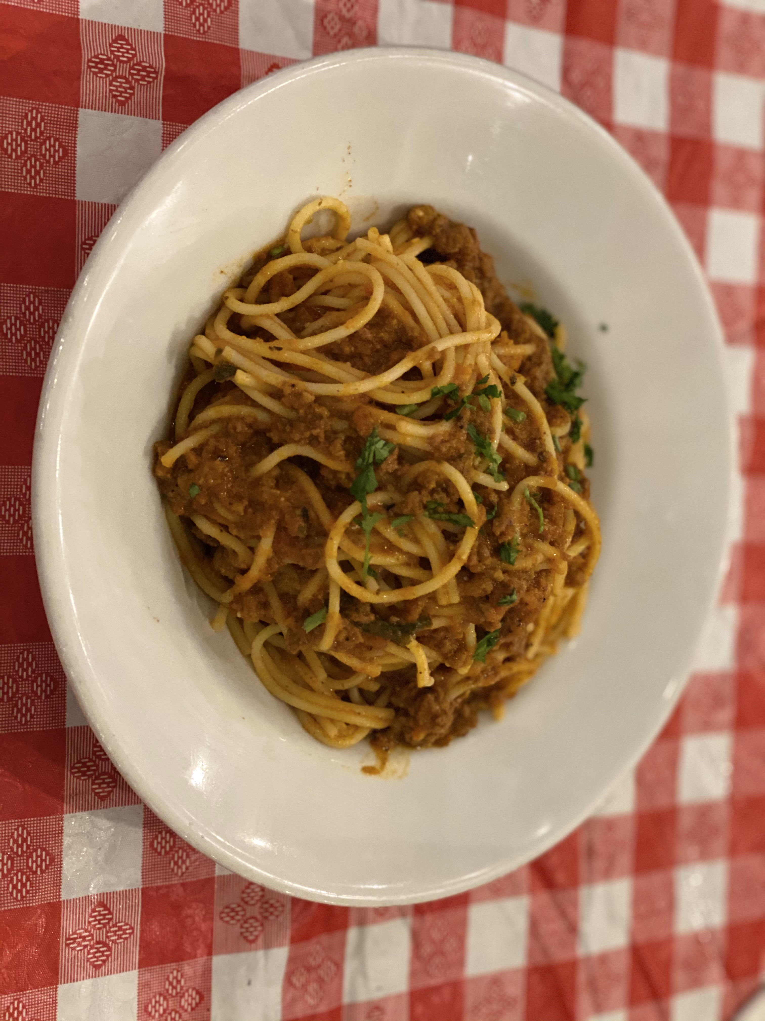 Order Pasta with Meat Sauce food online from Don giovanni ristorante store, New York on bringmethat.com