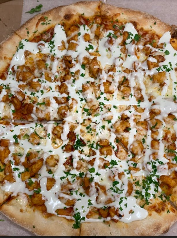 Order Buffalo Chicken Pizza - Small 12'' food online from Brooklyn Pizza store, Stirling on bringmethat.com