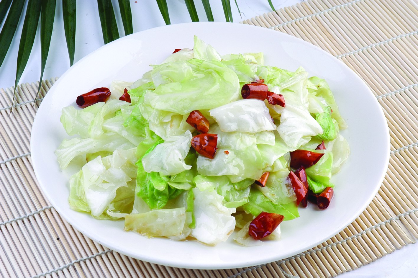 Order 107. Sauteed Spicy Sliced Cabbage 招牌手撕椰菜 food online from Sichuan Home store, San Francisco on bringmethat.com