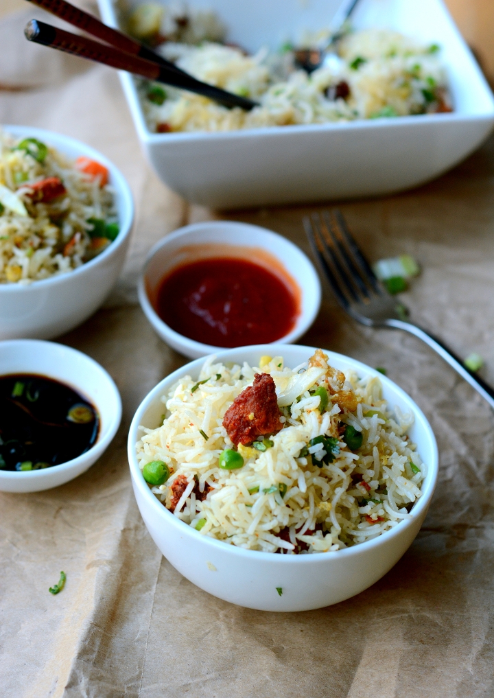 Order Party Tray - Fried Rice food online from Bawarchi Biryanis store, Ashburn on bringmethat.com
