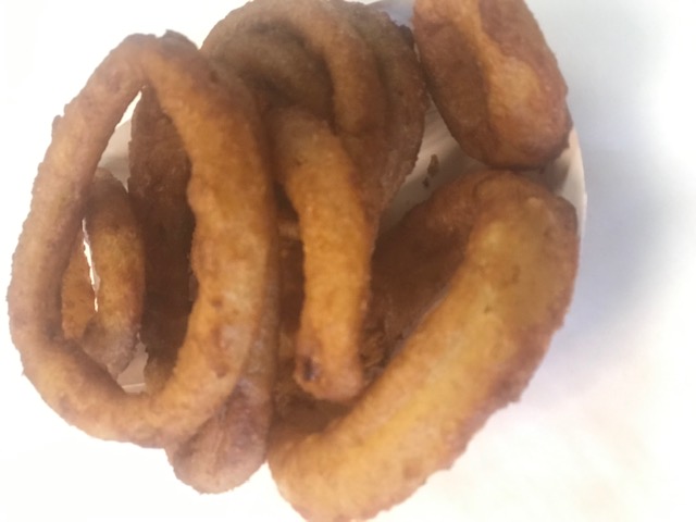Order Onion Rings food online from Perinton Hots store, Fairport on bringmethat.com