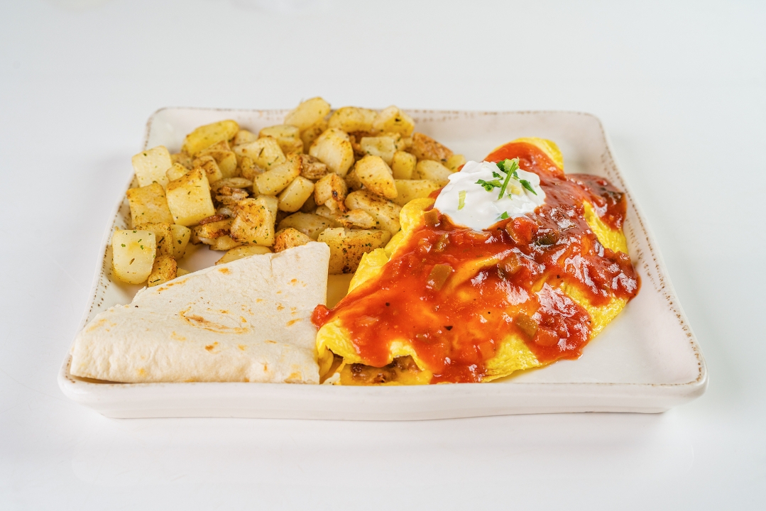 Order Mexican Omelette food online from Awake Restaurant store, Dallas on bringmethat.com