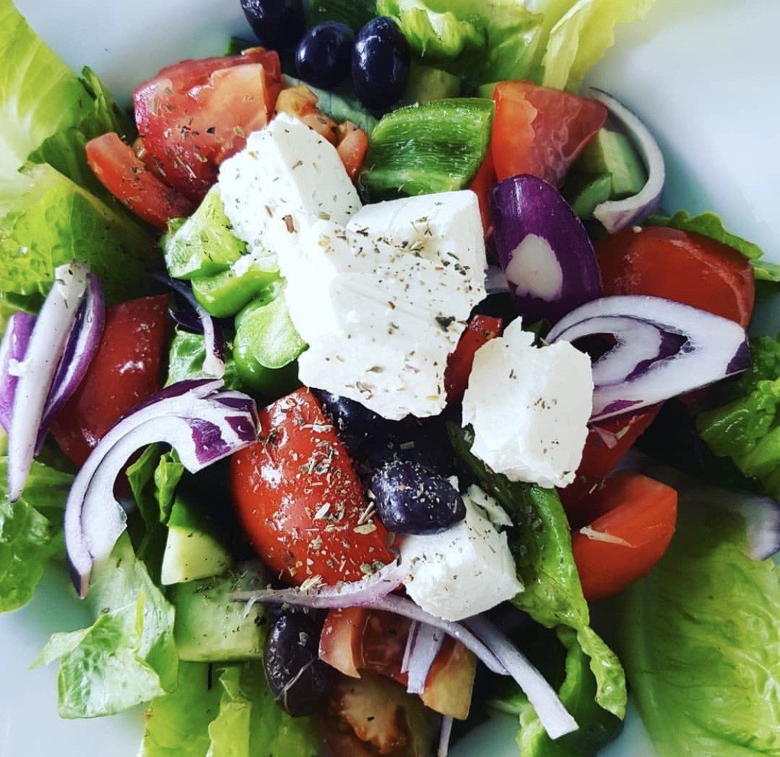 Order Greek Salad food online from Bayroot store, Shrewsbury on bringmethat.com