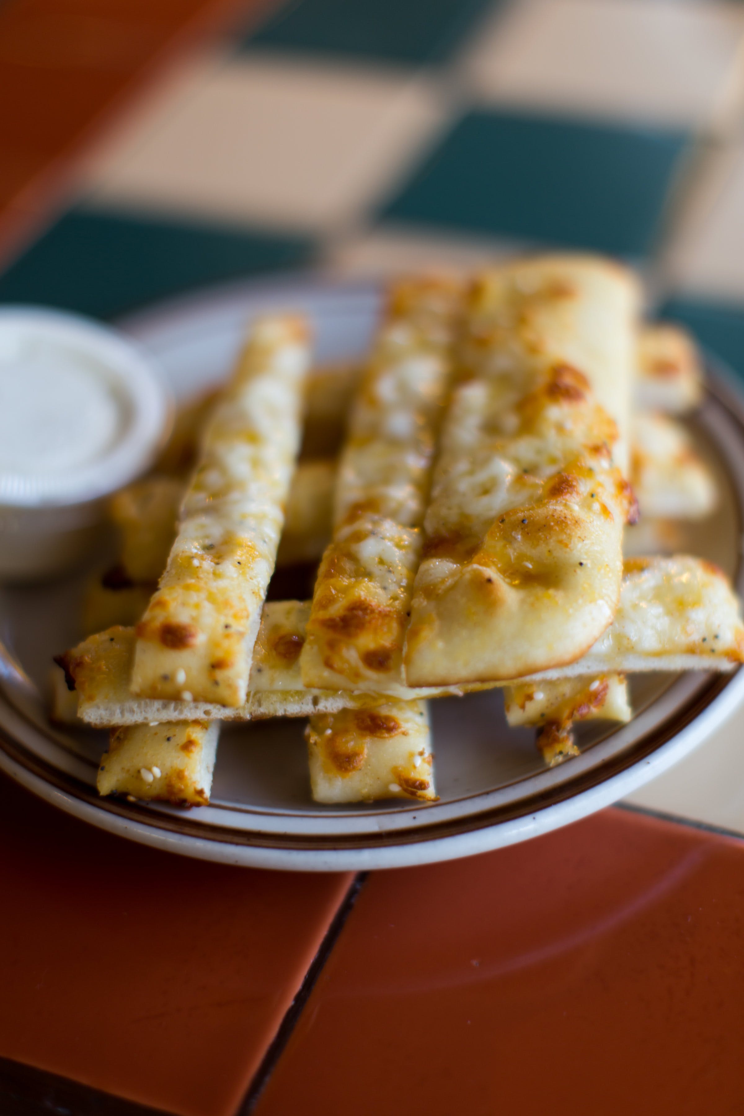 Order Garlic Bread with Cheese - Appetizer food online from California Gourmet Pizza - Soledad store, Soledad on bringmethat.com