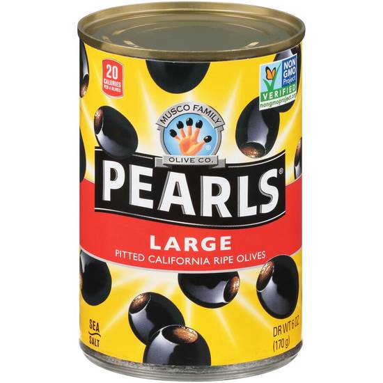 Order Pearls California Ripe Large Pitted Olives, 6 OZ food online from Cvs store, PEARL on bringmethat.com