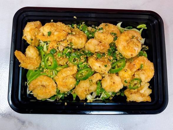 Order Spicy Salty Garlic Shrimp food online from Little Chef Chinese Takeout @Aztec Food Hub store, San Diego on bringmethat.com