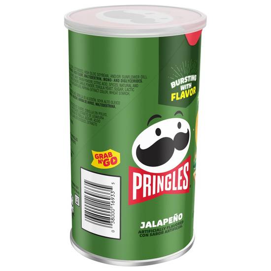 Order Pringles · Jalapeno Potato Crisps Chip (2.5 oz can) food online from Mesa Liquor store, Mesa on bringmethat.com