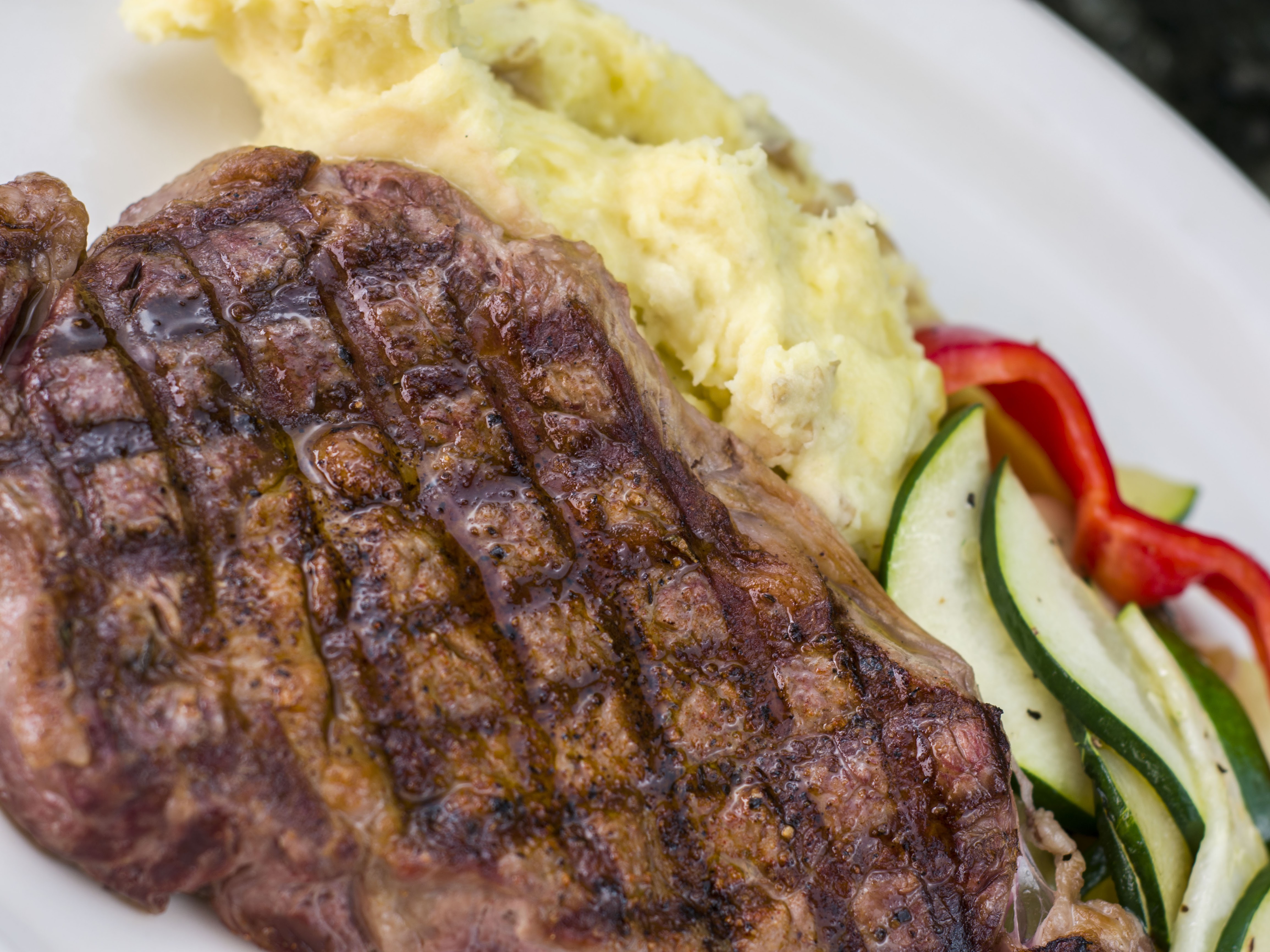 Order Gluten-Free Hand-Cut Ribeye food online from D.H. Lescombes Winery & Bistro store, Las Cruces on bringmethat.com