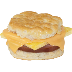 Order Ham Biscuit w/ Egg & Cheese food online from Champs Chicken store, Jefferson City on bringmethat.com