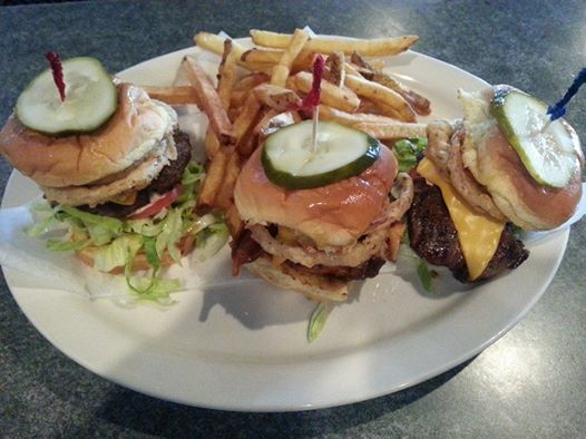 Order Mini Burger Sliders food online from Output Lounge & Sports Bar store, Chicago on bringmethat.com