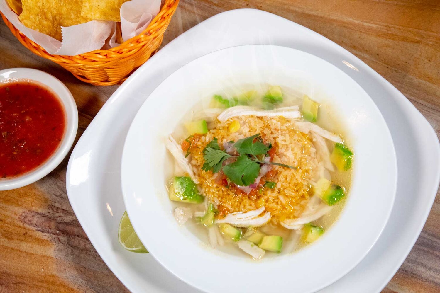 Order Chicken Soup food online from San Felipe Mexican Restaurant store, Leland on bringmethat.com