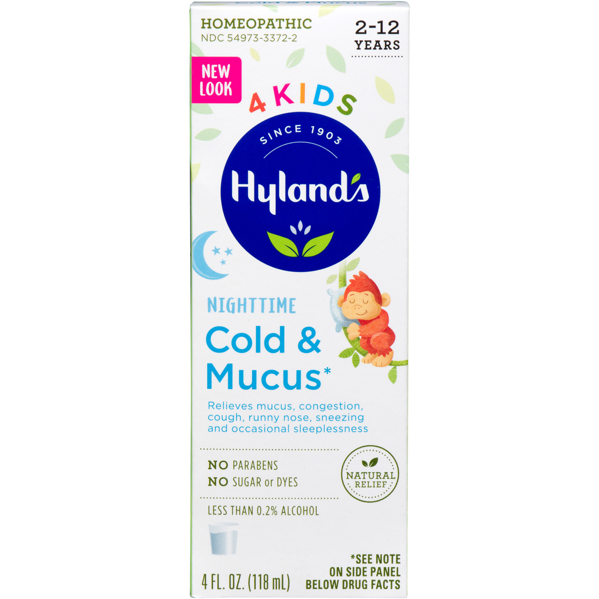 Order Hyland's 4Kids Cold & Mucus Nighttime Syrup - 4 fl oz food online from Rite Aid store, READING on bringmethat.com