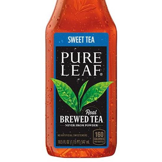 Order Swt Tea Pure Leaf Bottle food online from Primo Hoagies store, Raleigh on bringmethat.com