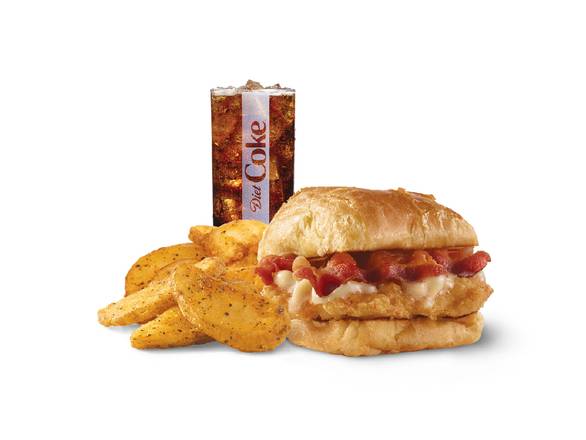Order Maple Bacon Chicken Croissant Combo food online from Wendys Inc store, Bellmawr on bringmethat.com