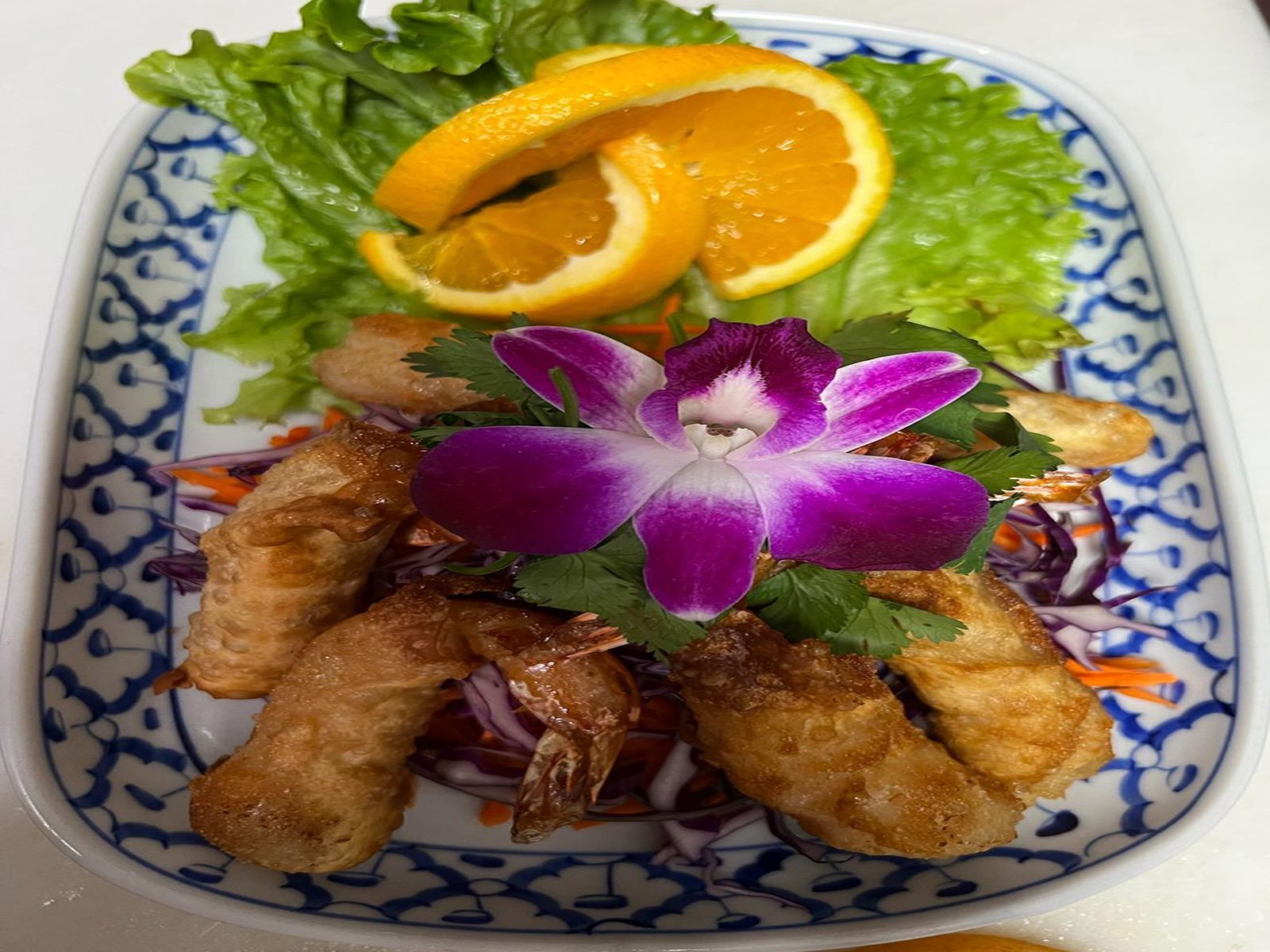 Order Crispy Shrimp Wonton ( 6 Pieces) food online from California Thai Cafe store, San Diego on bringmethat.com