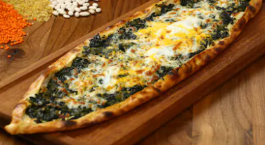 Order Pide / FlatBread  - Spinach food online from TK Turkish Kitchen store, Chicago on bringmethat.com