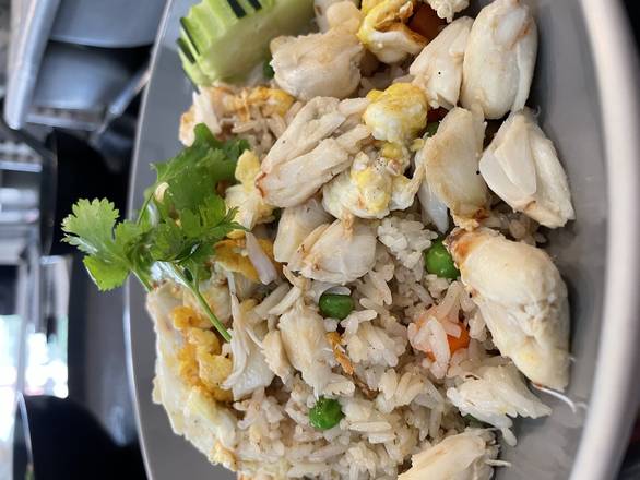 Order Crab Fried Rice food online from Otus Thai Kitchen & Coffee store, West Hollywood on bringmethat.com