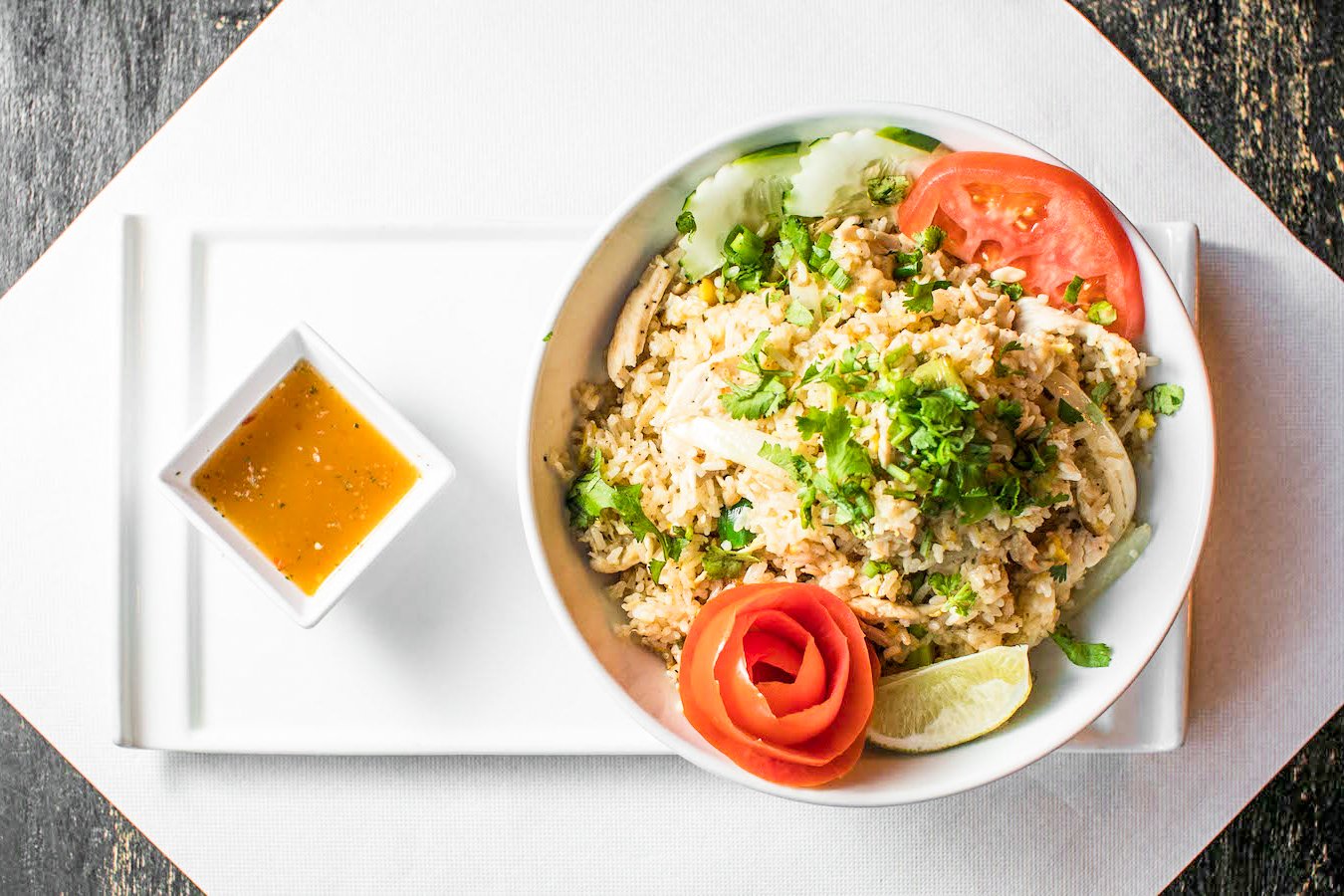 Order Thai style house Fried Rice food online from Rai Lay Thai Cuisine store, Charlotte on bringmethat.com